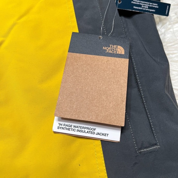 THE NORTH FACE 94 RAGE COAT NORTHFACE JACKET YELLOW - Picture 3 of 7